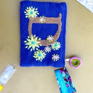 Jenny Kraus Brand New Small Bohemian Pouch zipper bag